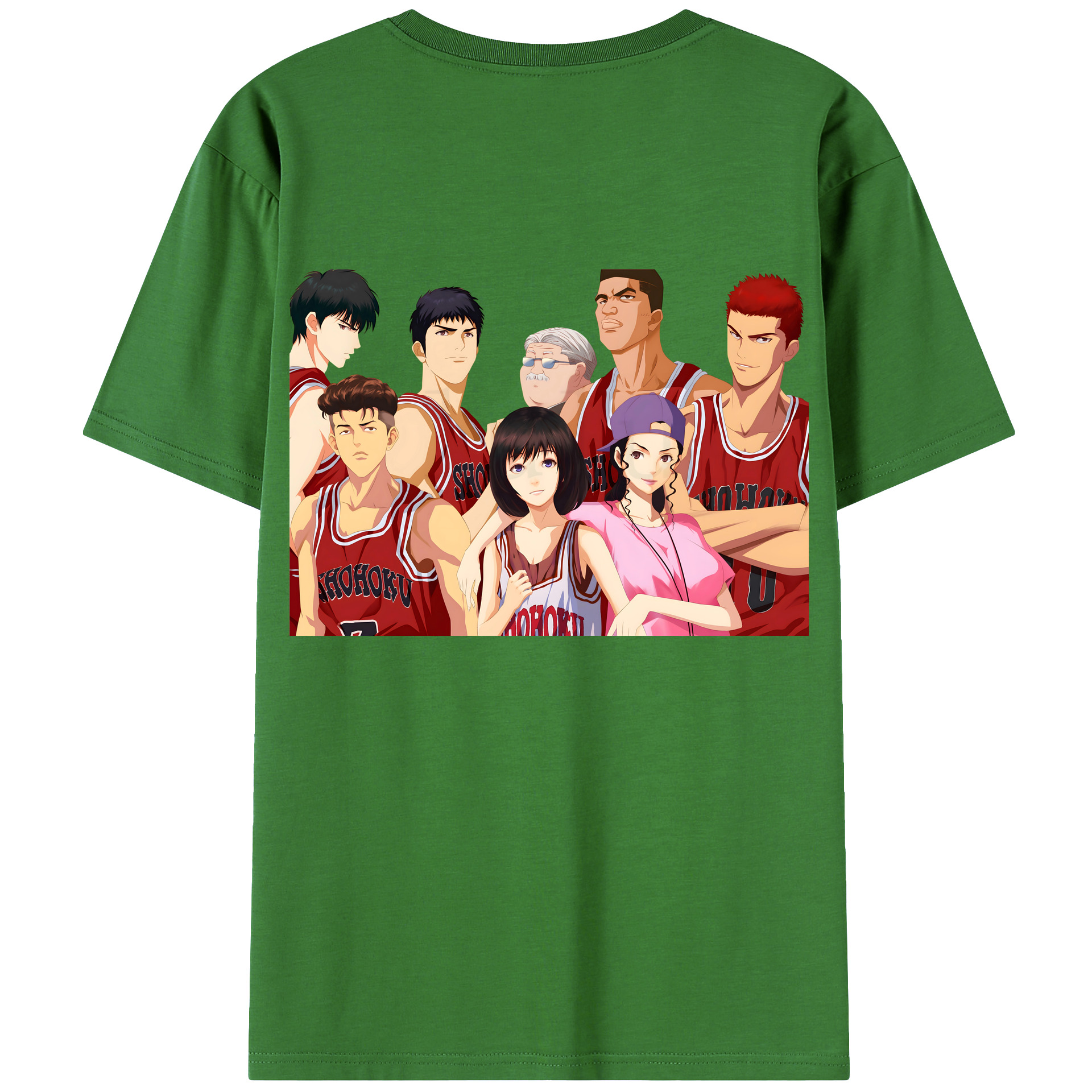SLAM DUNK／スラムダンク レディース半袖Tシャツ(バックプリント)